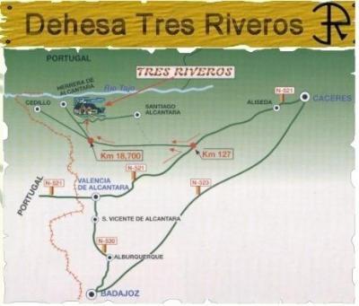 Finca Dehesa Tres Riveros Herrera de Alcántara 외부 사진